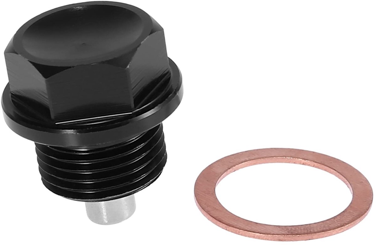 Dailygoods- Afvoerschroeven M18 x 1,5 - Magnetische Afvoerstop - Motorolie Behuizing - Eenvoudige Installatie - Directe Vervanging - Verzamelende Magneten - Olieplug