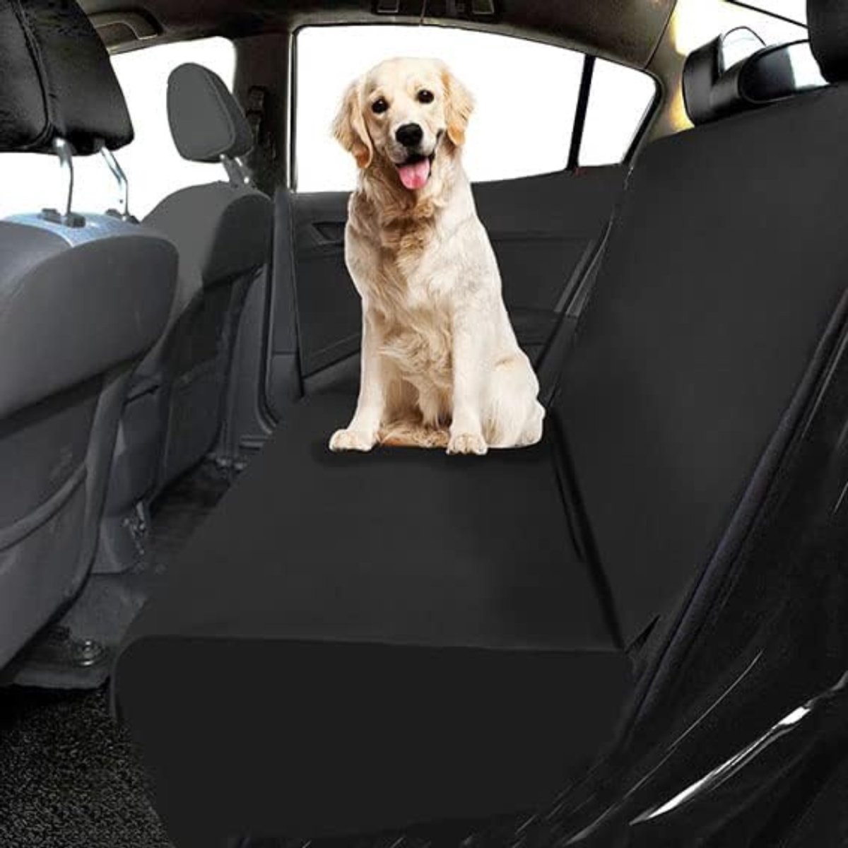 QUOVO® Kofferbak Beschermhoes Hond - Hondendeken Auto - Kofferbak Bescherming - Zwart - 27cm x 26cm x 6cm