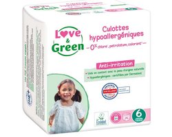 Love & Green Hypoallergene Luierbroekjes 26 Stuks Maat 6 (+16 kg)