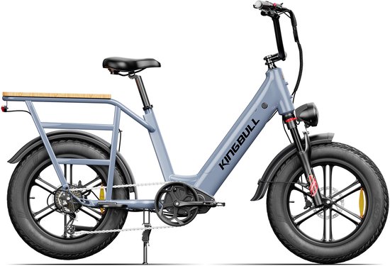 Maxtron Voyager 2.0 Elektrische Fiets - 48V 15Ah Samsung Accu - Bafang 250W Motor - 20 x 4.0 Inch Fatbike Banden - Actieradius 90-100 km - Hydraulische Schijfremmen Voor en Achter - Koppelsensor - Shimano 7 Versnellingen - Grijs van Maxtron — afbeelding 2