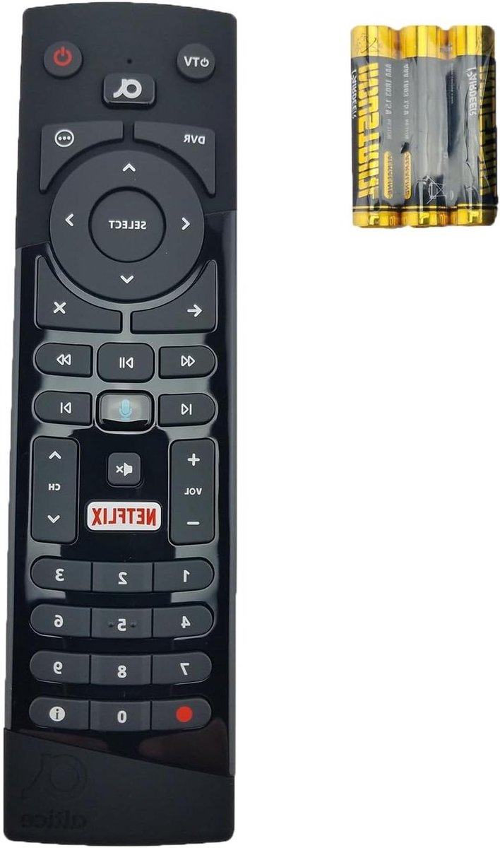 Universele Afstandsbediening - Smart Controller - Home Entertainment - Spraakbesturing Bluetooth - 10 Meter Bereik - Zwart