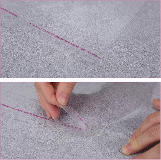 Verpakking van 100 stuks transparante, zelfsluitende plastic cellofaan zakjes van 30x40 cm, geschikt voor het verpakken van kleding, T-shirts, broeken, flyers, feest- en huwelijksgeschenken, enz — afbeelding 2