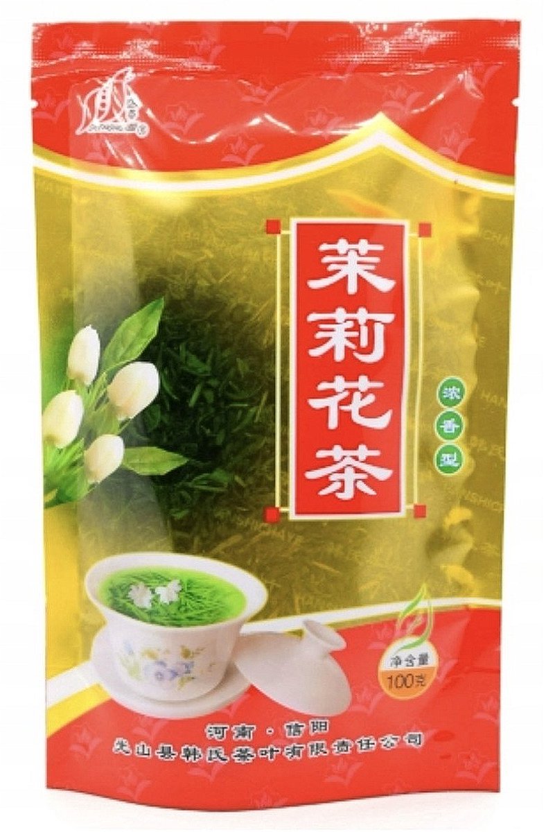 Sheng Hua Chinese Jasmijnthee – Premium Groene Thee met Jasmijn – Losse Thee uit Xinyang, Henan – Rijks & Bloemig Aromaprofiel – 100 gram