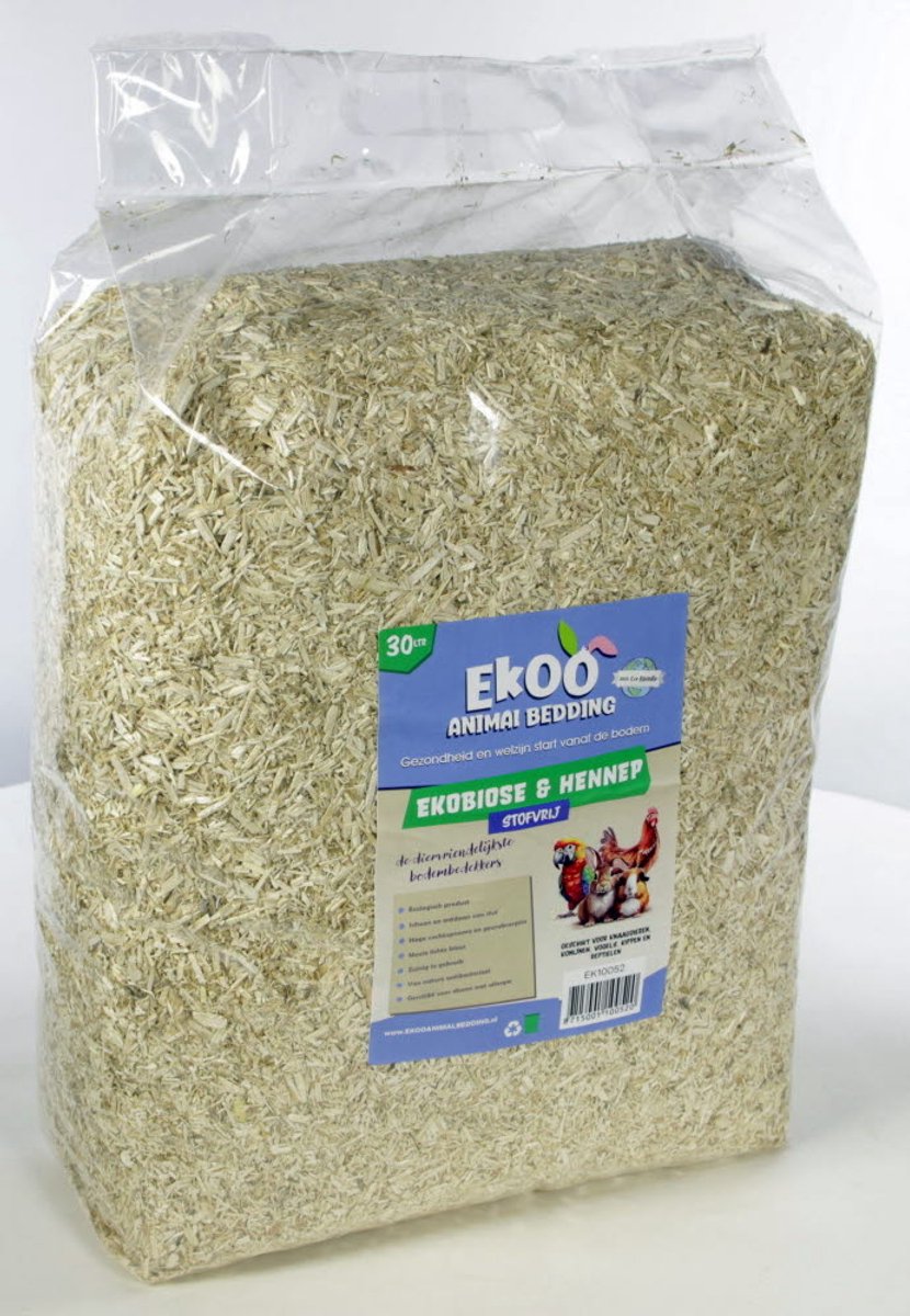 Ekoo Ecobiose hennep bodembedekking | stofarm | 10 liter of 30 liter 30 Liter