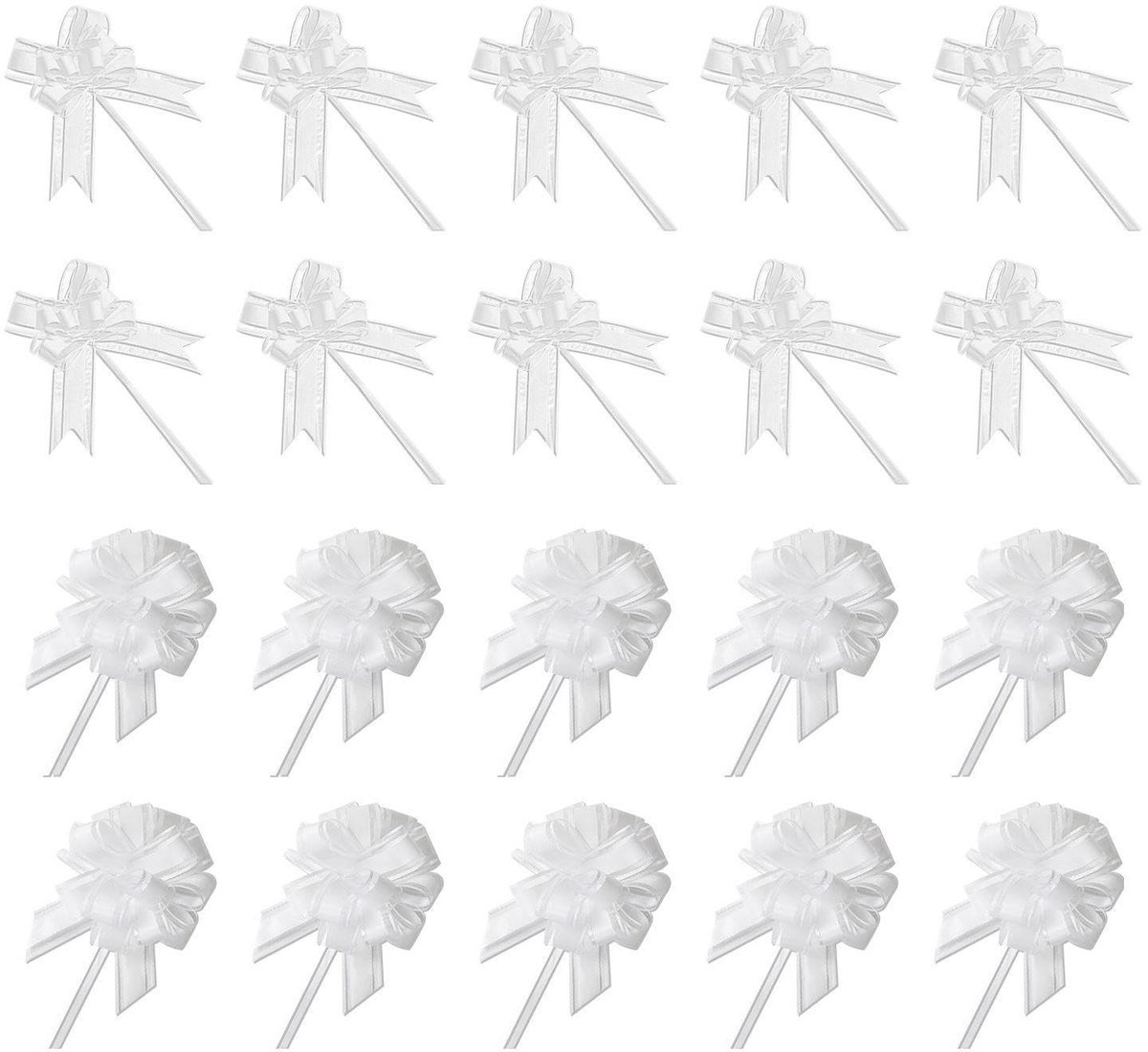 Dailygoods- Linten 10 stuks - Decoratieve Linten - Bruiloft Linten - Geschenklinten - Milieuvriendelijk - Garen 5 x 78 cm - Decoratielinten