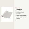 Wit krantenpapier in A3-formaat (42 x 29,7 cm), 42 gsm.