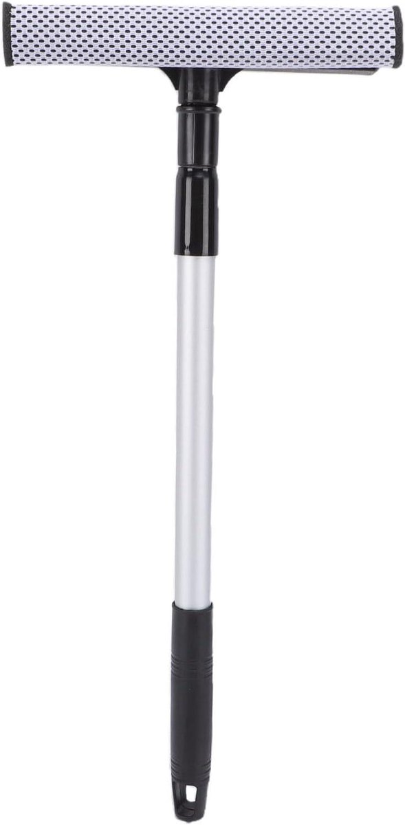 Autoruitwisser - Glazenwasser - Auto Onderhoud - 2-in-1 Spons en Wisser - 73 cm Telescopisch - Zwart