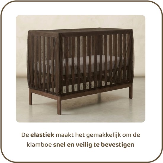 Mosquino Klamboe Babybed - Klamboe Baby - Muggennet Ledikant — afbeelding 5