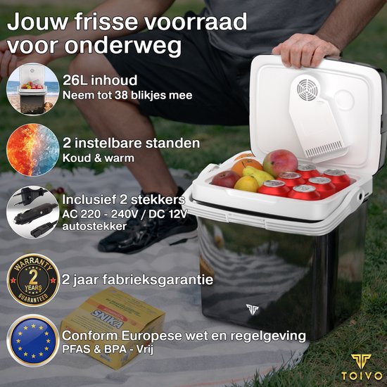 Toivo Elektrische Koelbox - 26 Liter van Merkloos — afbeelding 2