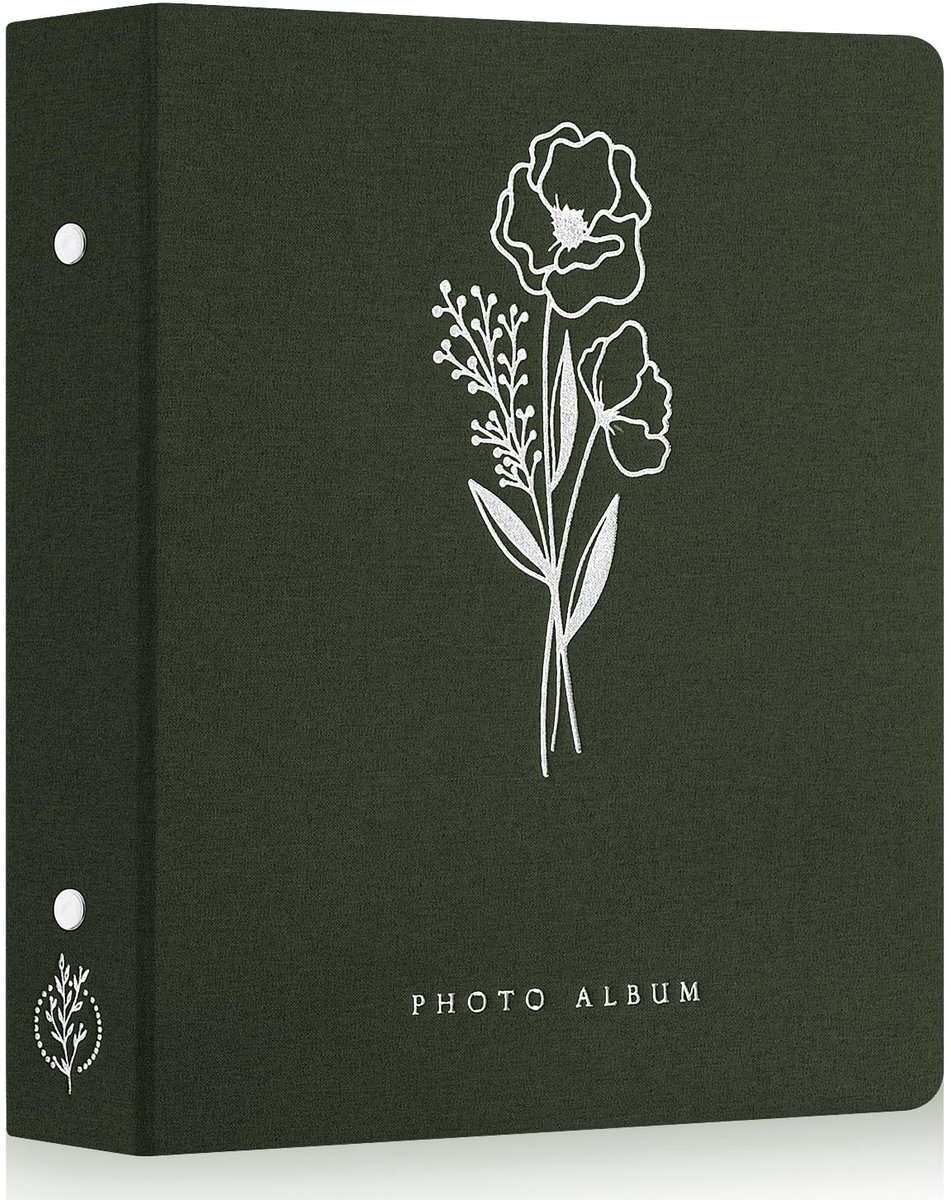 Dailygoods- Fotoalbum 11x15 cm - 400 Foto's - Linnen Omslag - Zuurvrij - Stofdicht - Elegant Ontwerp - Fotoboek