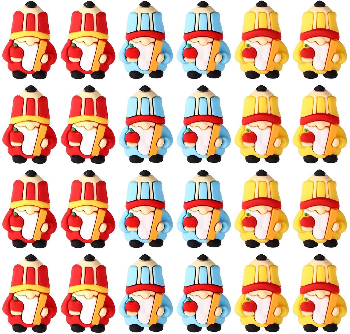 Dailygoods- Miniatuurkabouters 24 Stuks - Terug naar School