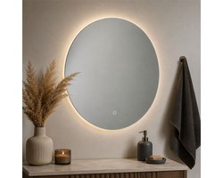 Milton & Oldbrook Wandspiegel met Verlichting Ø 100 cm Colmar
