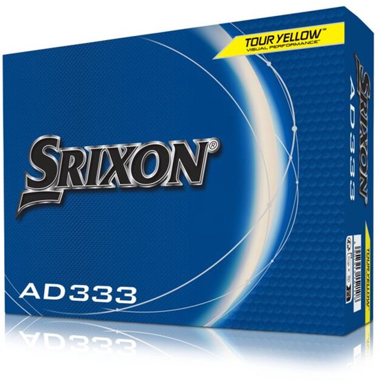Srixon Ad333 12 Golfballen geel 12-pack van Srixon — afbeelding 3