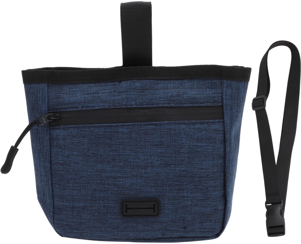 Dailygoods- Hondensnacker-tas Lichtgewicht - Hondentrainingstas - Draagtas Hond - Verstelbare Tailleband - Hoogwaardig Oxford-weefsel - Compact 18,5 x 4,5 x 14 cm - Hondentas
