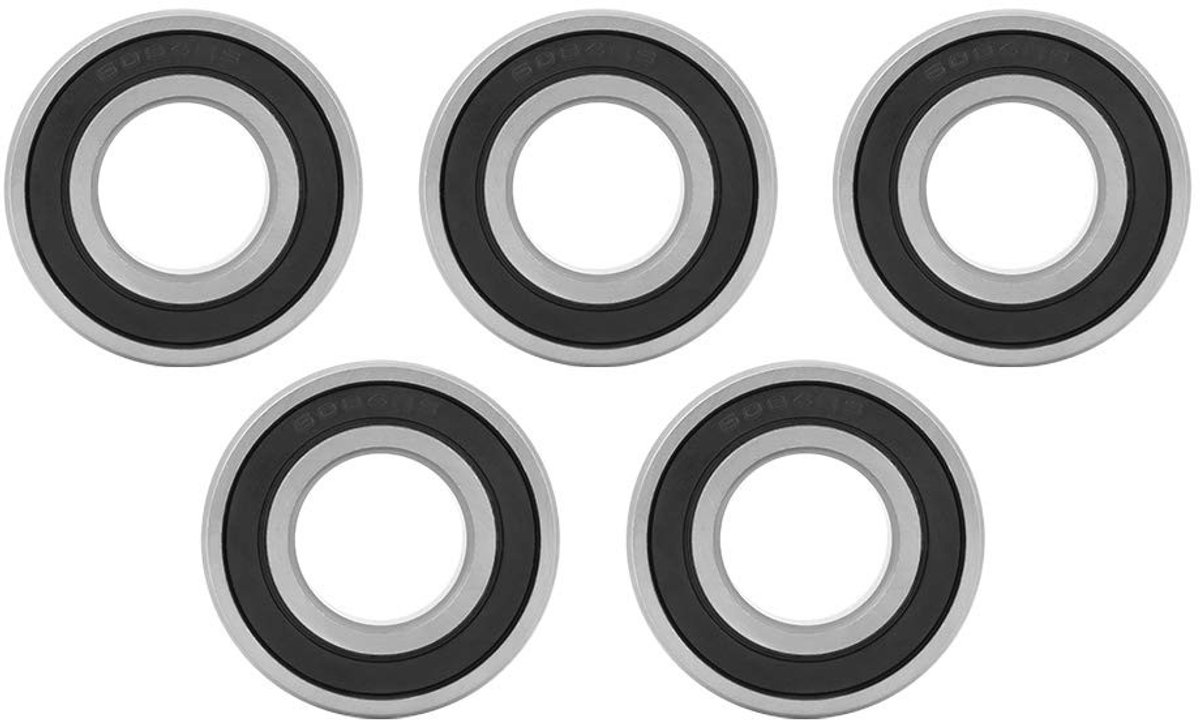 Dailygoods- Kogellager 6004-2RS1 - 10 Stuks - Binnendiameter 20mm - Buitendiameter 42mm - Dikte 12mm - Hoogwaardig Staal - Lagers