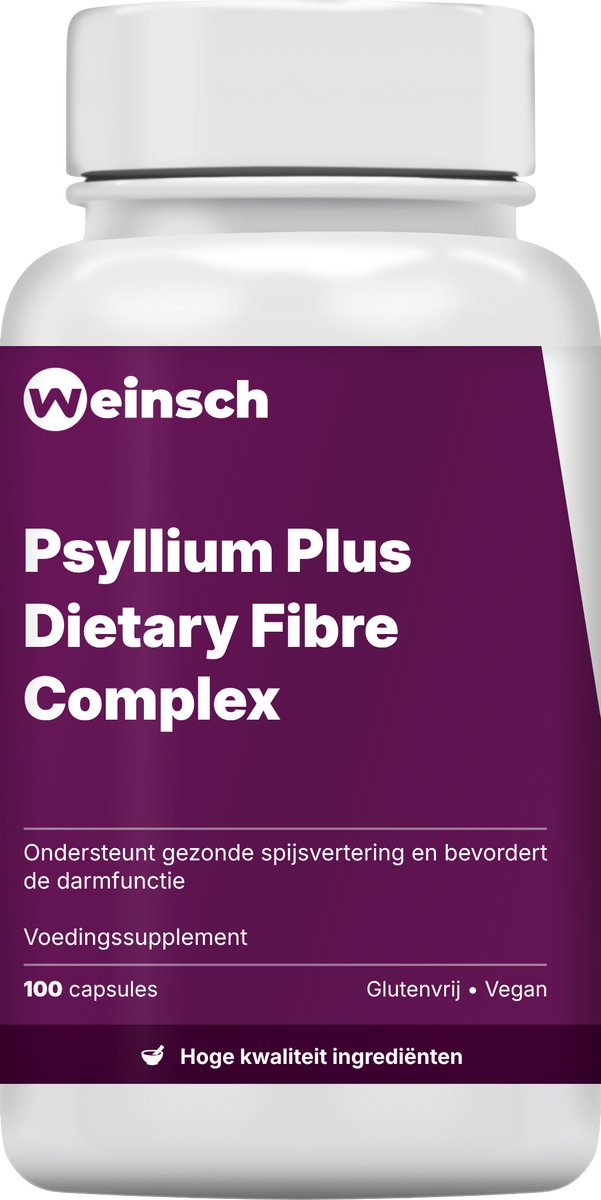 Weinsch Psyllium Plus Dietary Fibre Complex | 852mg | 100 capsules