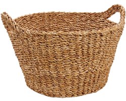 Giftdecor opbergmand Sneek - D45 x H25 cm - rotan - 18L - met handvaten