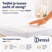 Densi Hybride Topper 180x200 – 12cm Koudschuim & NASA Traagschuim – Tencel Hoes – Anti-allergie