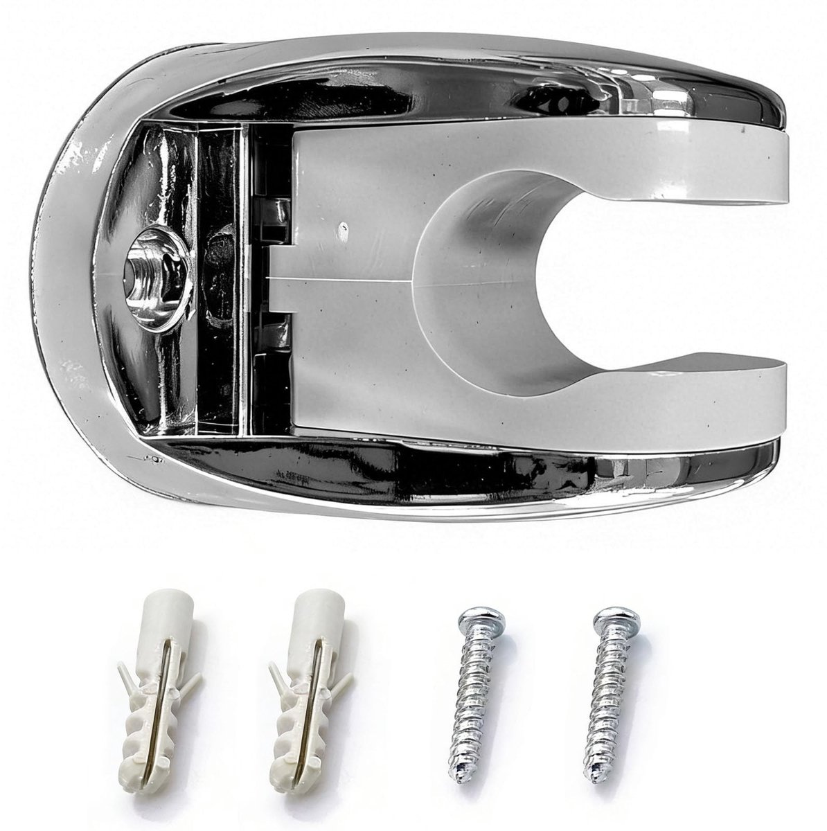 Dailygoods- Douchekophouder Hoogwaardig ABS - Douchehouder - Handdouchehouder - Schroefbevestiging - Universeel - Lichtgewicht en Duurzaam