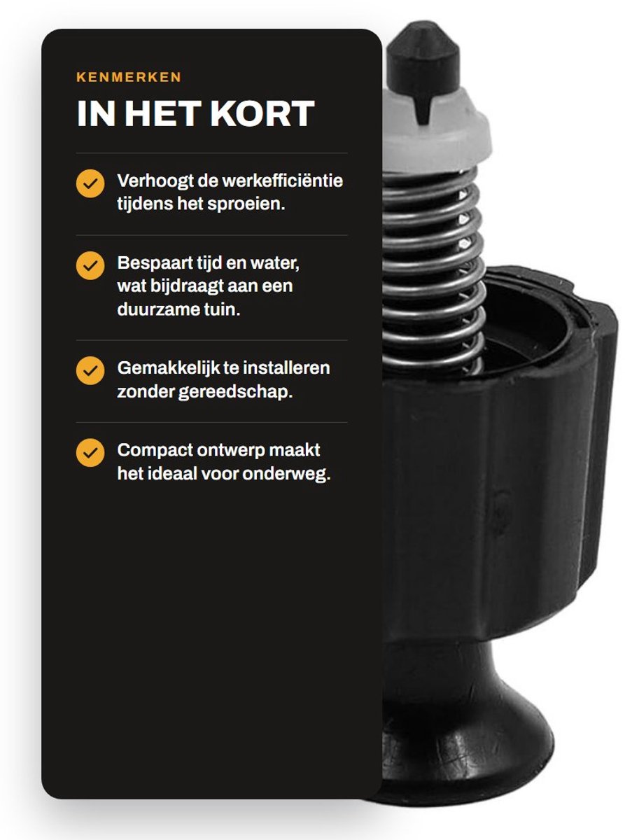 Dailygoods- Ontlastklep - Anti Crush Ventiel - Pack van 2