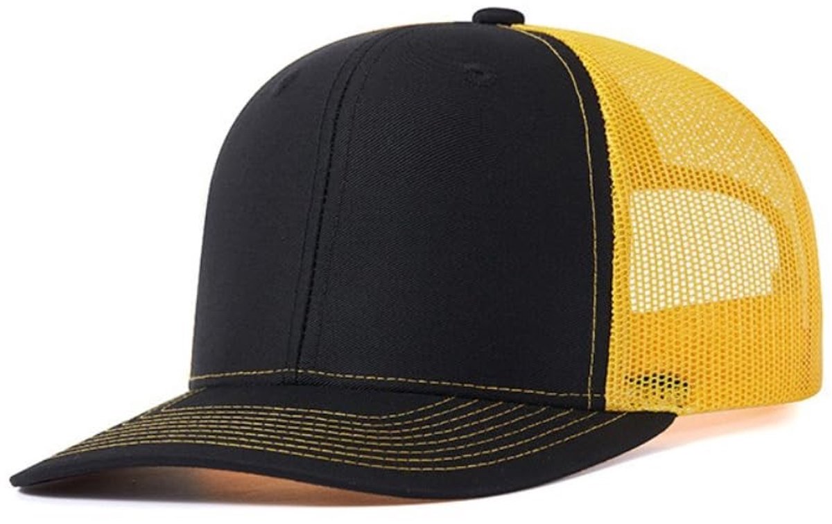 Dailygoods- Truckercap met mesh net - Verstelbare pet - Ademend - Zomer zonnepet - Sport en reizen - Zonnebescherming