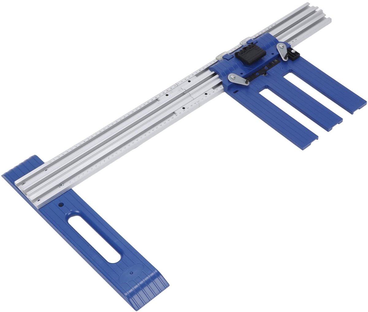 Dailygoods- Cirkelzaaggids Groot Snijbereik tot 65 cm - Multifunctionele Aluminiumlegering - Nauwkeurige Schaal - Slijtvaste Gids - Soepel Snijden - Zaaggeleider