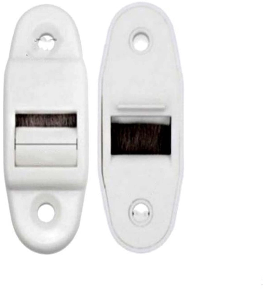 Dailygoods- Riemgids 14mm - Riemgeleider - Borstelontwerp - Rolluik - 8 Stuks - Kunststof - Vermindert wrijving en verlengt levensduur - Rolluikgeleider