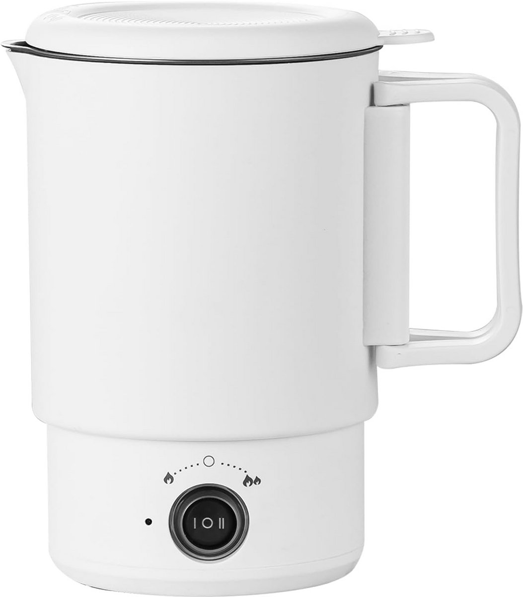 Draagbare Dubbele Waterkoker 300W/600W - Compact RVS Kooktoestel voor Reizen en Camping