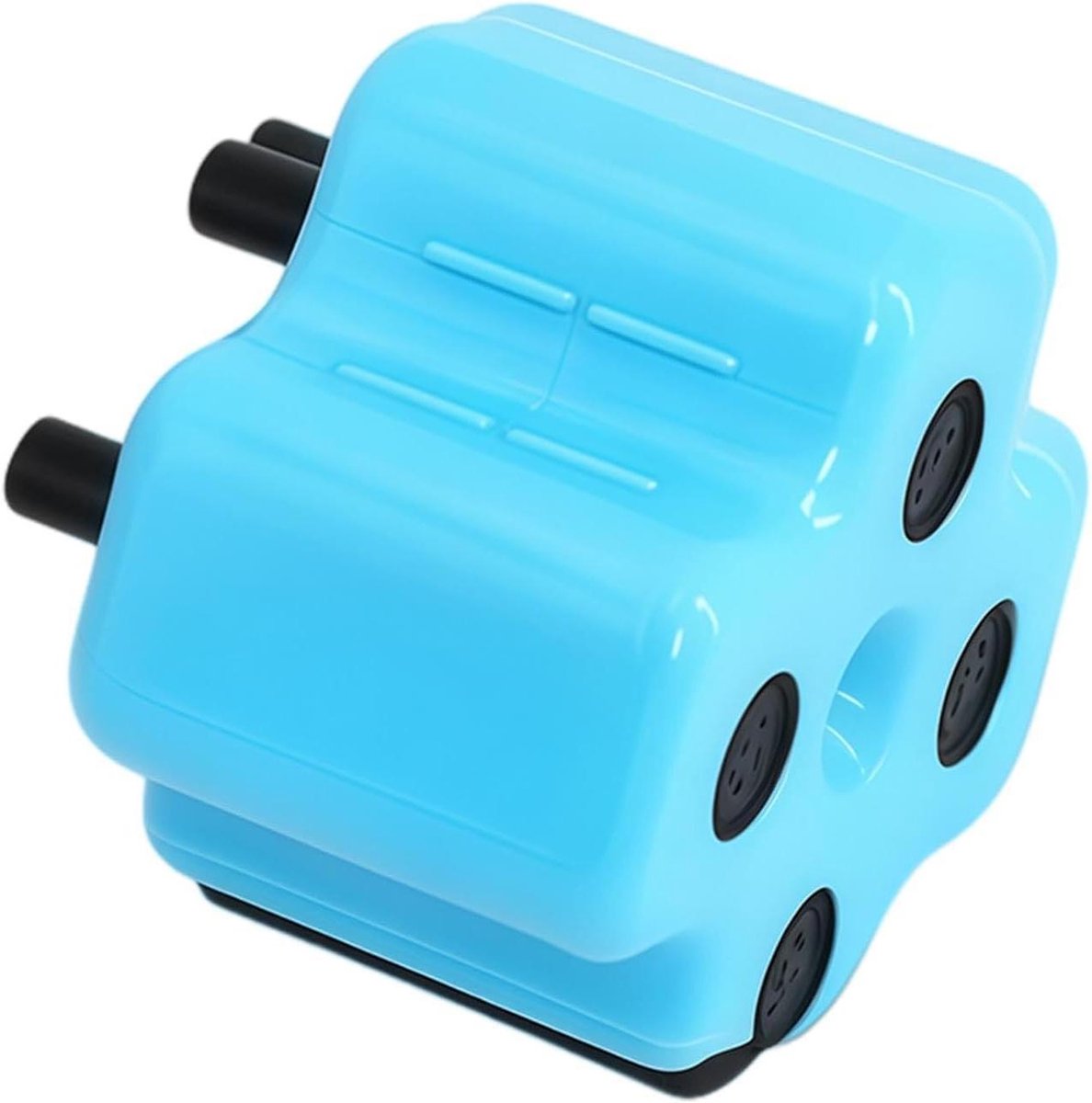 Rekenroller - Wiskunde Stempel - Rekenen Oefenen - Verstelbare Cijfers - 8.5 cm - Blauw