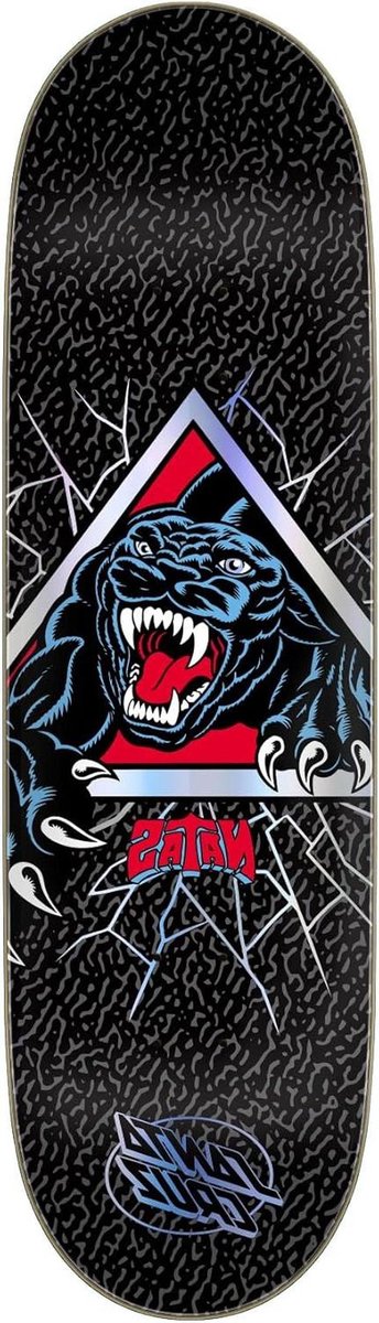 SANTA CRUZ Natas Shattered Panther VX Deck 9″ x 32″ Skateboard Decks