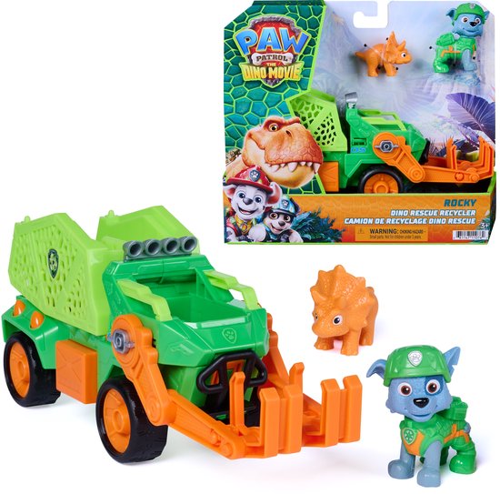 PAW Patrol Dino Movie voertuig met Rocky