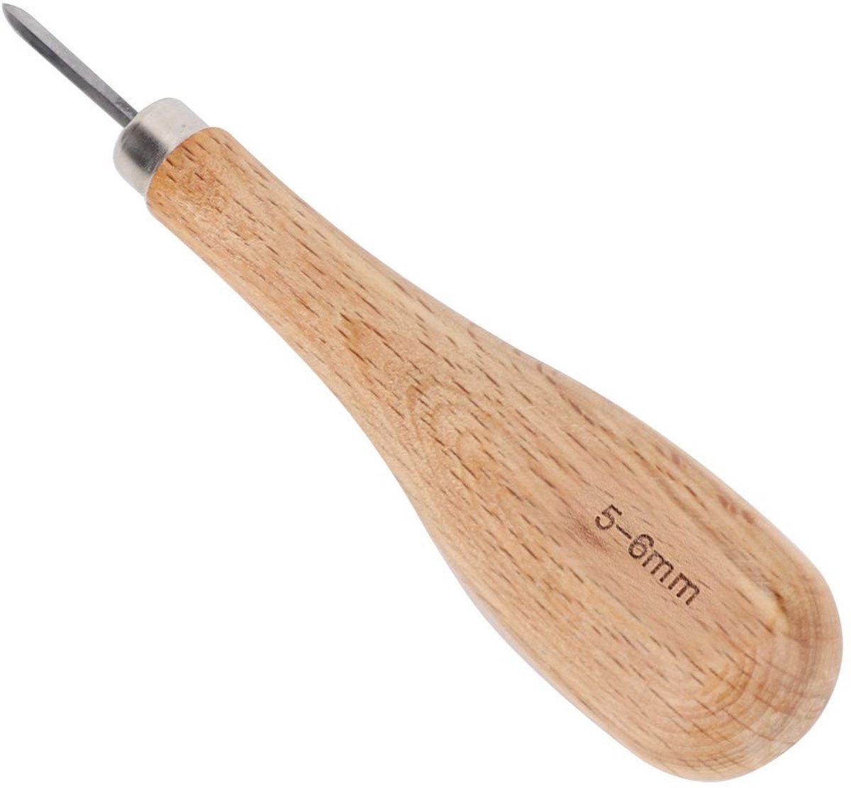 Dailygoods- Ruitfrees Ergonomisch Design - Stempel van Staal - Leerbewerking - Scherpe Randen - Handvat met Omme - Dun Ontwerp - Leerstans