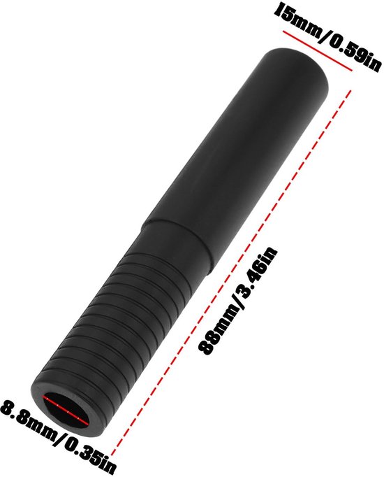Dailygoods- Putter Shaft Extension 88 mm - Golfaccessoires - Nauwkeurigheid - Uitlijning - Kunststof - Eenvoudige installatie van Dailygoods — afbeelding 4