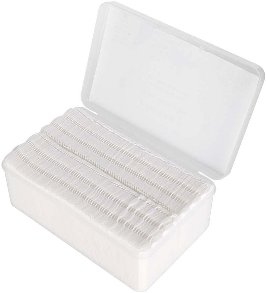 Dailygoods- Make-up Pads 150 Stuks - Katoenen Pads - Zachte Textuur - Dubbelzijdig Drielaags - Geschikt voor Gevoelige Huid - Opbergdoos Verpakking - Make-up Watten