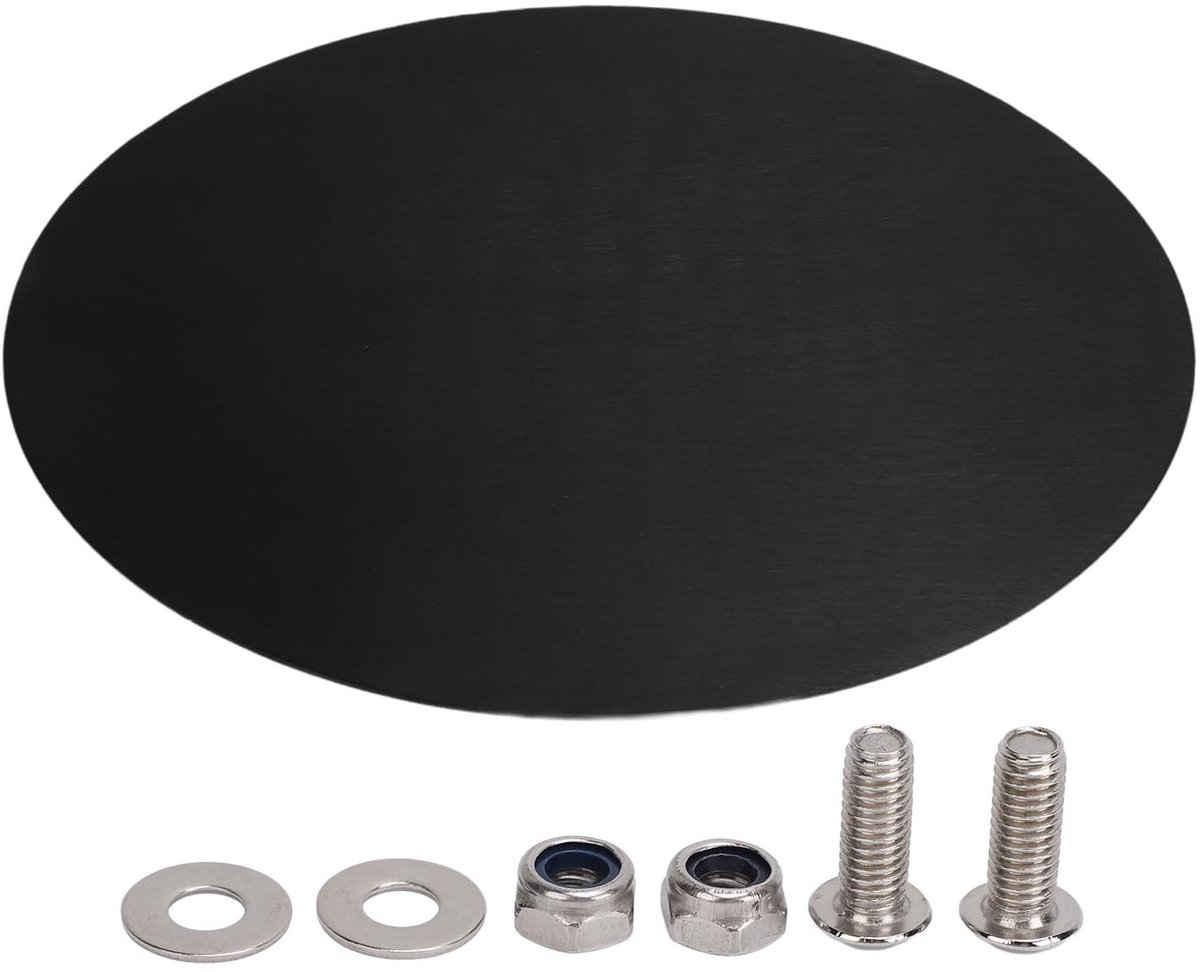 Dailygoods- Nummerplaat Ovaal - Aluminium 2,5 Mm Dikte - Duurzaam - Eenvoudige Installatie - Persoonlijk Ontwerp - Geborstelde Afwerking - Motorfietsplaat