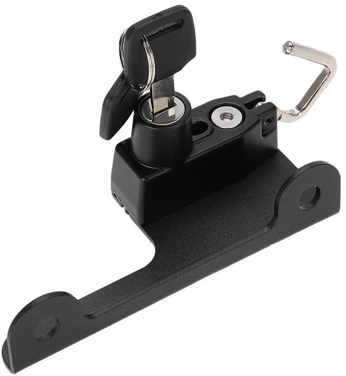 Dailygoods- Helm Slot Antidiefstalbescherming - Helmslot Fiets - Helmslot Motor - Aluminium Legering - Compact en Draagbaar - Inclusief 2 Sleutels - Motorcycle Lock