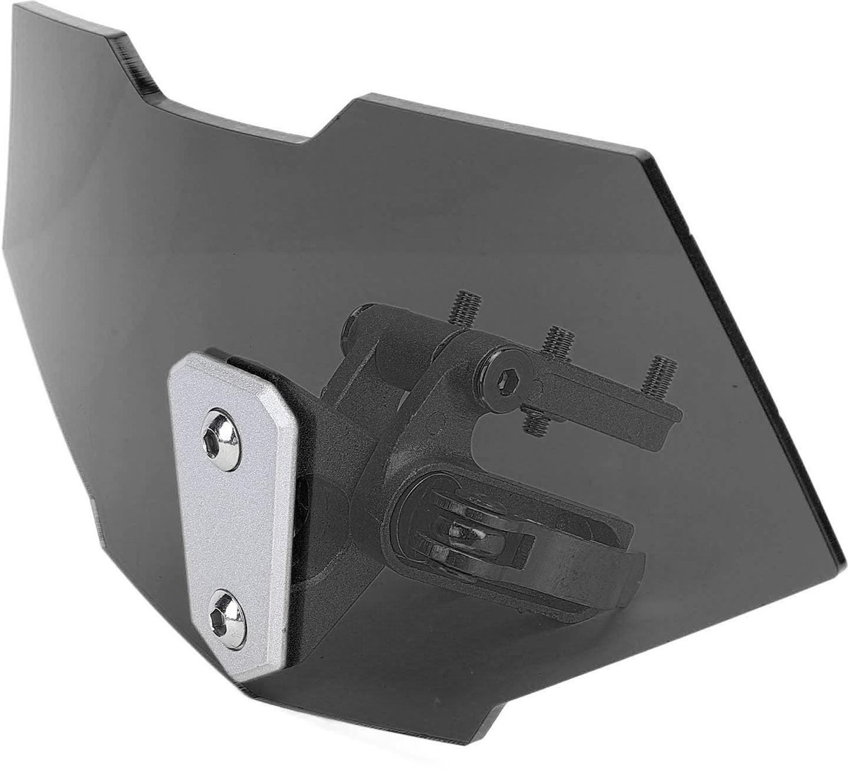 Dailygoods- Voorruit Verlenging Verstelbaar - Motorfiets Winddeflector - Verhoogd Ontwerp - Aluminiumlegering - Groter Blokkeergebied - Comfortabele Rijervaring - Windscherm