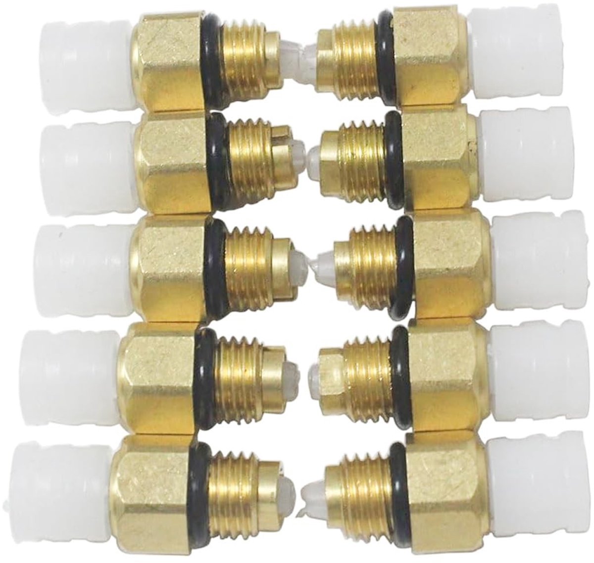 Dailygoods- Luchtventiel 10 Stuks - M8 Schroefdraadconnector - Luchtdichte Afdichting - Voorkomt Luchtlekkage - Eenvoudige Installatie - Consistente Prestaties - Luchtklep