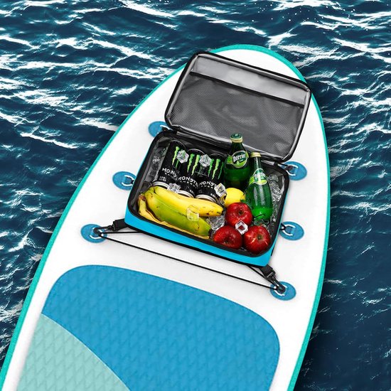 Paddle Board koeltas, waterdichte Surf Sup Deck koeltas geïsoleerd lekvrij 10 blikjes, Sup Paddle Board Accessoires Tas voor Stand Up Paddleboard en Kajak — afbeelding 4