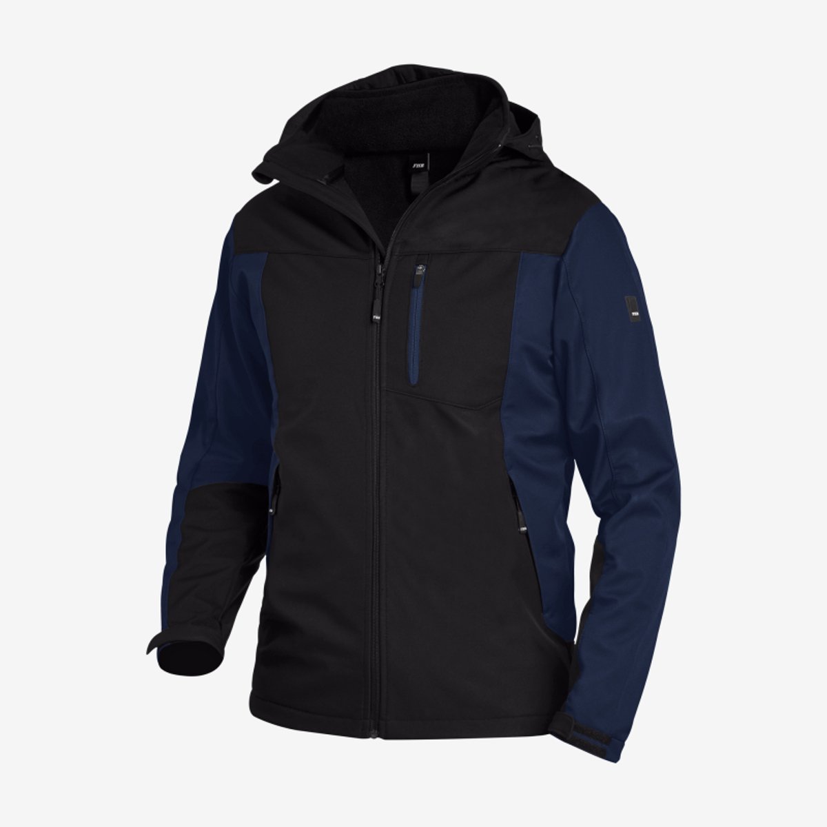 FHB JANNIK Softshelljack 79105 Marine Zwart