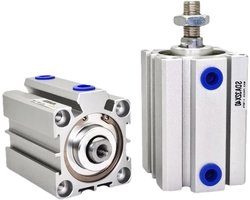 Persluchtcilinder - Slanke Cilinder - Industriële Automatisering - Dubbele Werking - 40mm Boring 50mm Slag - Aluminium