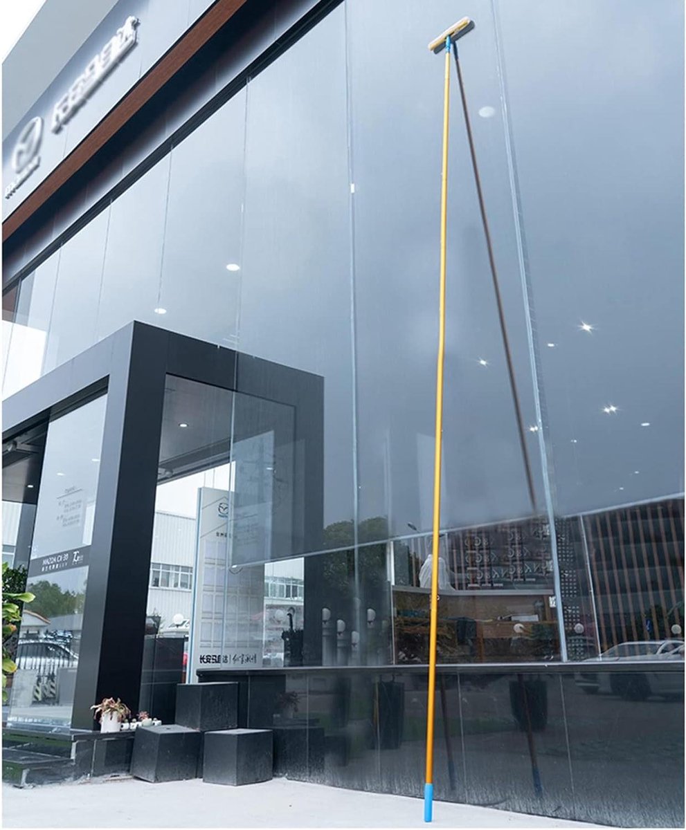 Glazen Wisser - Raamreiniger Set - Ramen Schoonmaken - Verlengbare Steel - Tot 45 Meter - Zilver