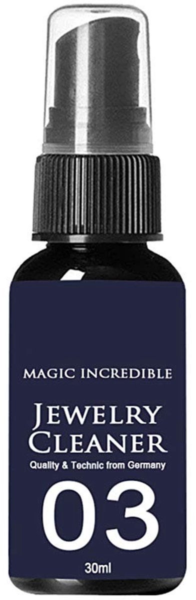 Dailygoods- Sieradenreiniger Plantenextractformule - Zilveren/Gouden Sieraden - Ultrasoon Reiniging - Vloeistof 30ML - Veilig en Niet Giftig - Gemakkelijk te Spoelen - Sieradenpoetsmiddel