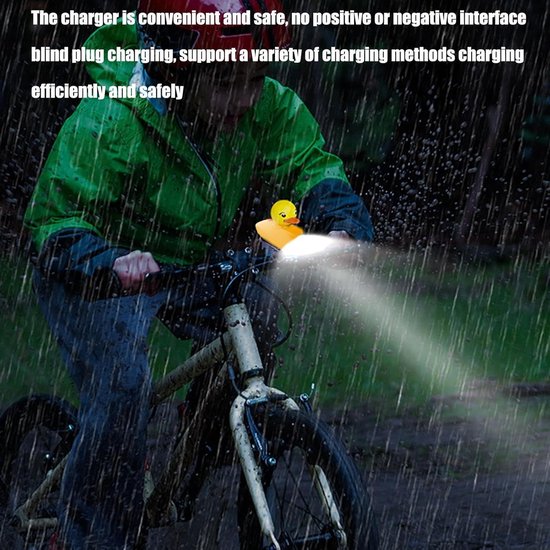 Fietslamp met Toeter - Eendenhoorn Licht - Veilig Fietsen - 2-in-1 Ontwerp - 22-32 mm Stuur - Geel — afbeelding 3