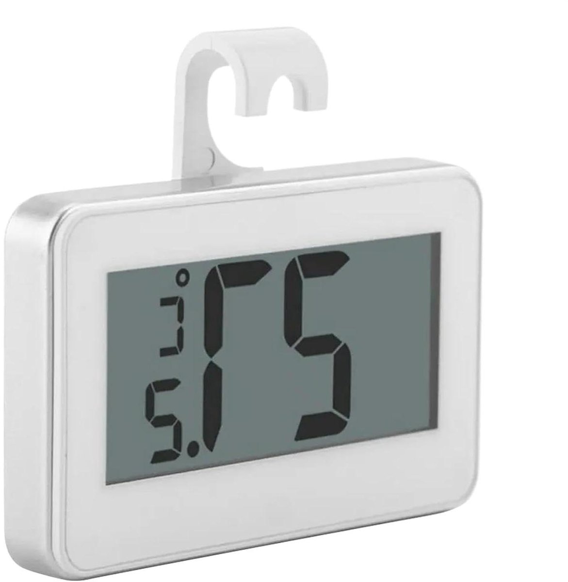 Digitale Koelkastthermometer - Temperatuurmeter Vriezer - Opslag Bewaken - Waterdicht Ontwerp - 7 Centimeter - Wit