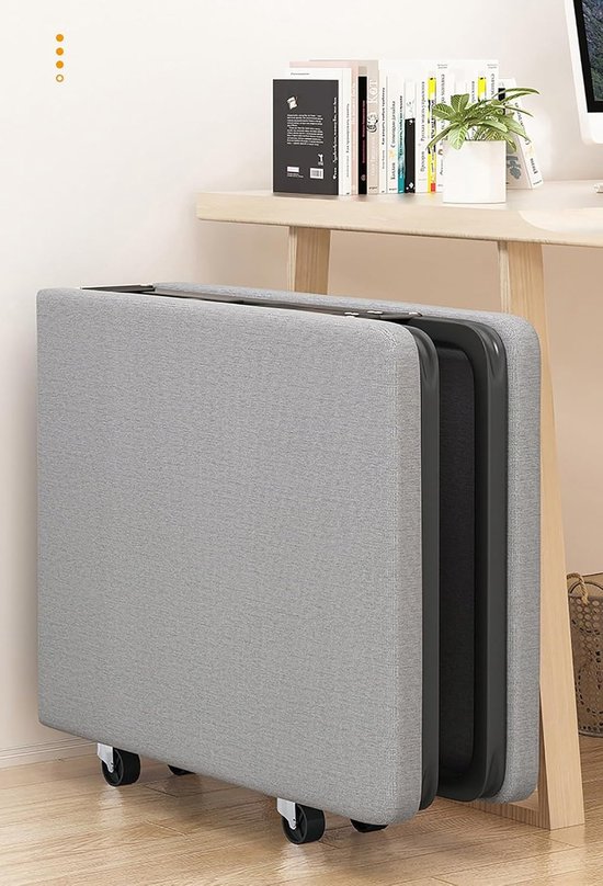 Vouwbed Traagschuim - Gastenmatras Opvouwbaar - Thuis Kantoor Camping - 5 Versnellingen Verstelbaar - 70 cm Breed — afbeelding 5
