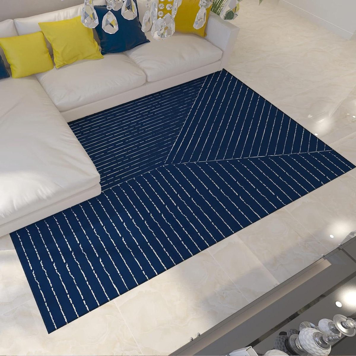 Vloerkleed Modern - Zachte Vloerbedekking - Woonkamer Decoratie - Duurzame Constructie - 6
