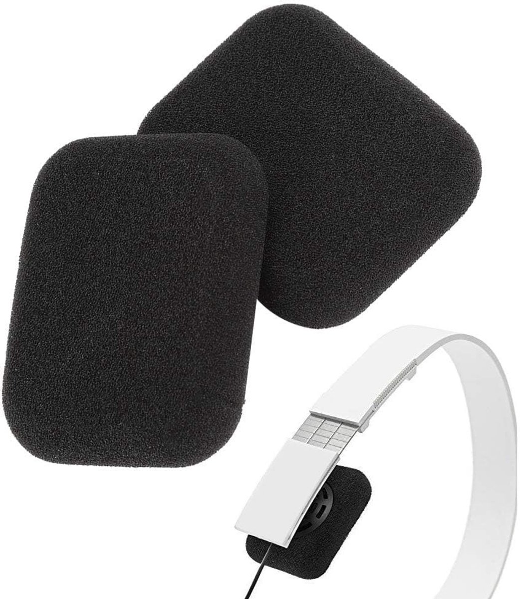 Dailygoods- Oorkussens Zachte Foam - Verbeterde Geluidsisolatie - Draagbare Hoofdtelefoon - Vervangende Covers - Comfortabele Oorkussens - Duurzaam en Flexibel - Hoofdtelefoonhoes