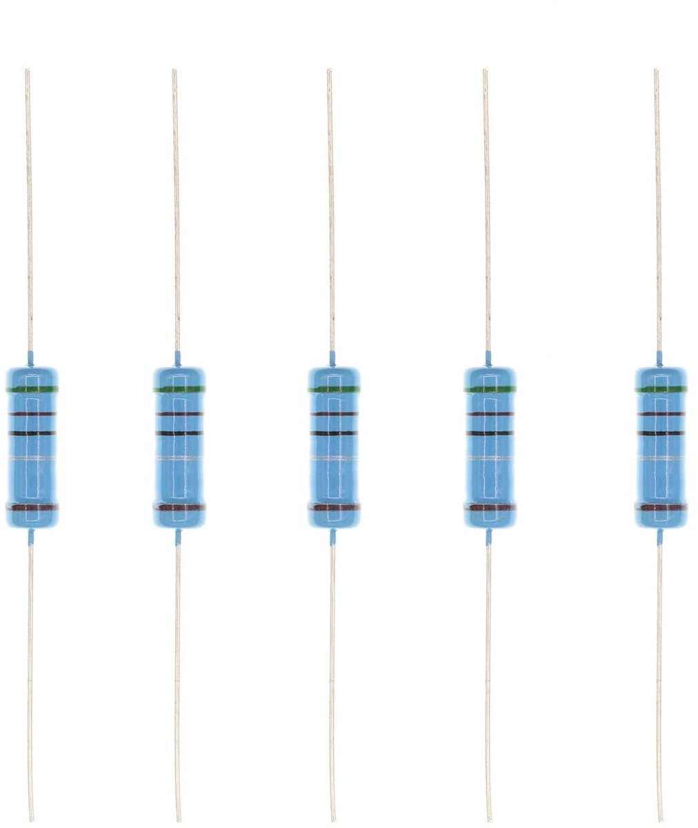 Metaal Weerstanden - Componenten Set - Elektronica Reparatie - Precisie 1 Procent - 3 Watt - Zilver