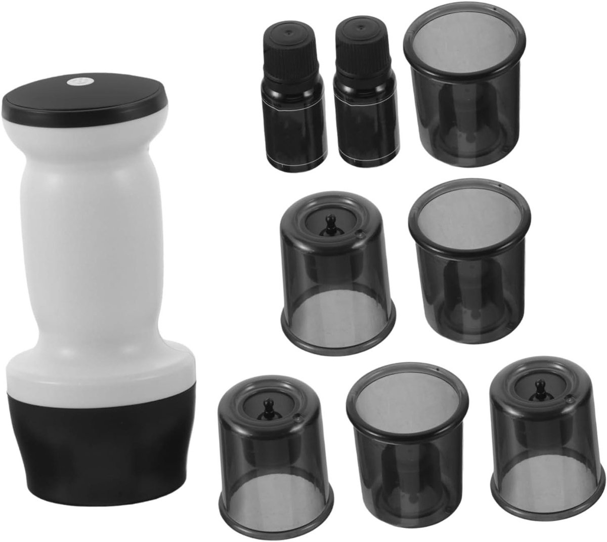 Elektrische Cupping Machine - Guasha Apparaat - Wellness Massage - Nauwkeurige Drukregeling - 143 cm Lengte - Wit